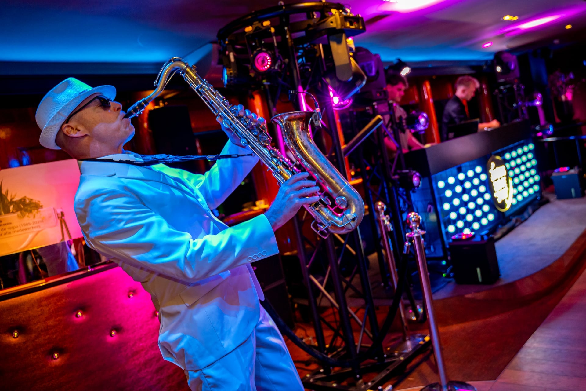 Tal Saxophone performing live